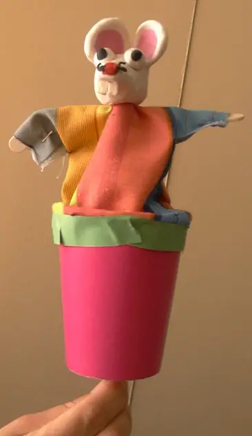 Títere Ratón que se esconde | Manualidades Infantiles Títere Ratón que se esconde | Manualidades Infantiles