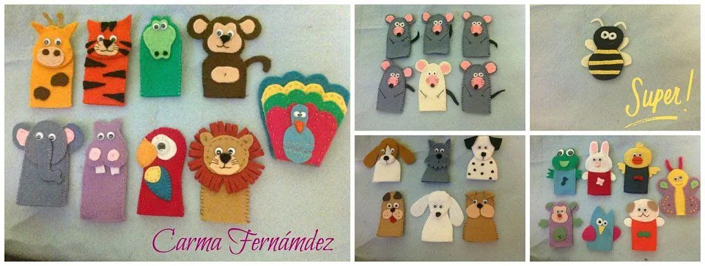 Títeres para dedos | Aprender manualidades es facilisimo.com