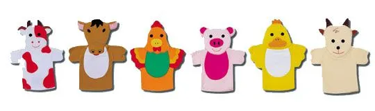 Títeres de mano animales - 2