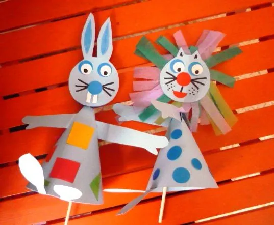 titeres reciclados - Manualidades Infantiles titeres reciclados - Manualidades Infantiles