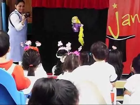 titeres.pe,show de títeres super gracioso Rapunzel para cumpleaños ...