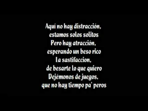 tito el bambino quiero besarte letra - YouTube tito el bambino quiero besarte letra - YouTube