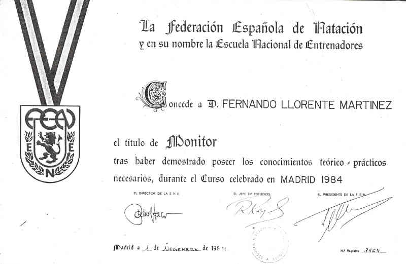 Diplomas de natacion - Imagui