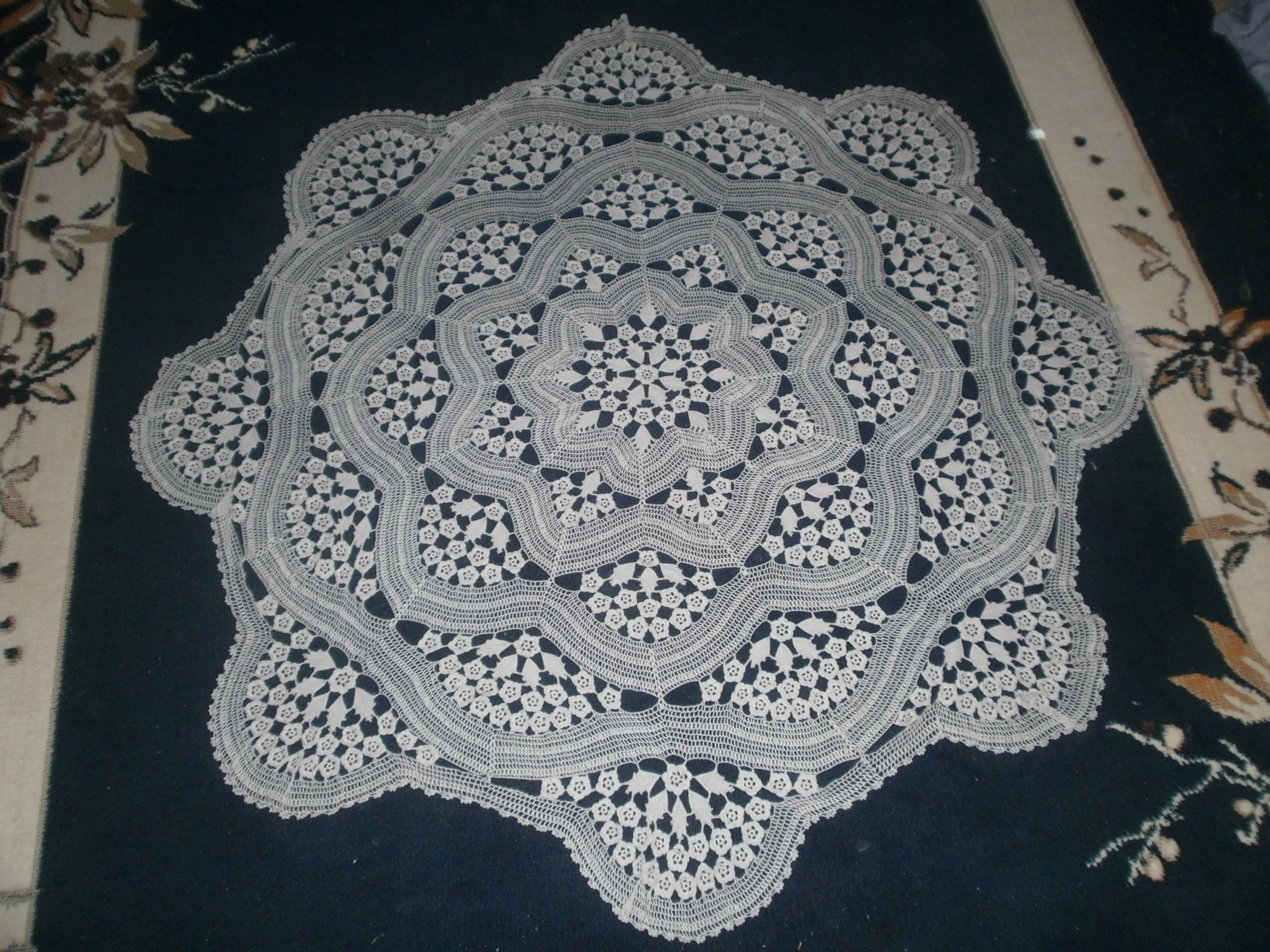 toalha crochet linha fina redonda | marlene ferreira da silva ... toalha crochet linha fina redonda | marlene ferreira da silva ...