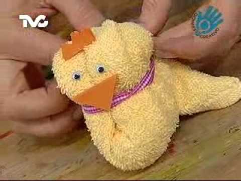 Cómo hacer una Toalla Conejo (EC) - YouTube Cómo hacer una Toalla Conejo (EC) - YouTube