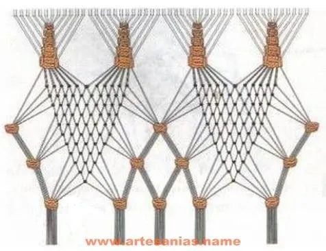 Toalla decorada con corazones de macramé | Artesanias Toalla decorada con corazones de macramé | Artesanias