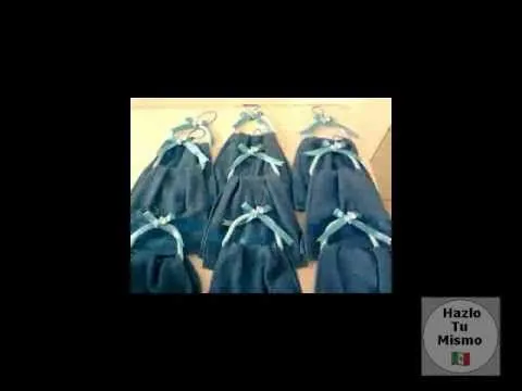 Como hacer Toallero pare Recuerdo de Baby Shower(Bautizo o Boda ...