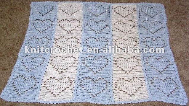 Como hacer manta para bebé en crochet magui - Imagui