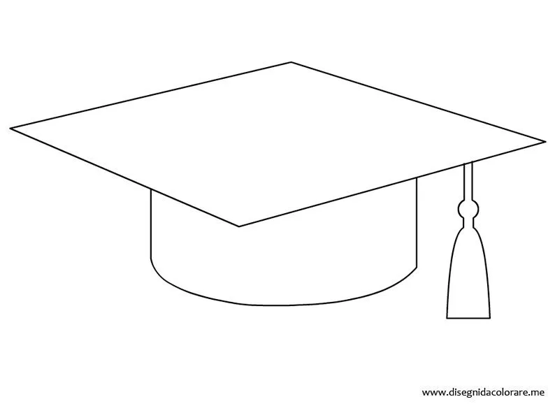 Tocco laurea disegno | Disegni da colorare