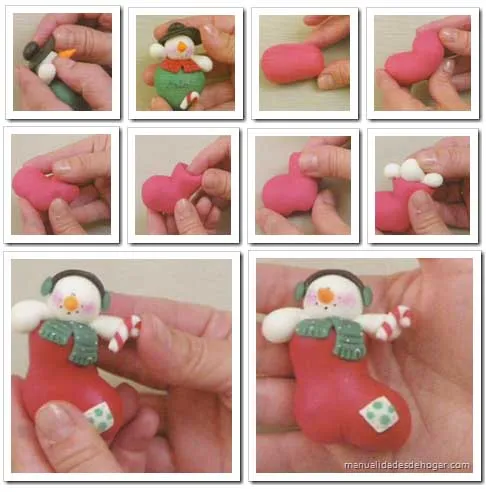 TodoManualidades » Muñecos Navideños de Porcelana Fria o Masa Flexible TodoManualidades » Muñecos Navideños de Porcelana Fria o Masa Flexible
