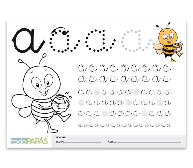 Vocales minuscula puntitos - Imagui
