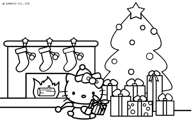 Imagenes de Hello Kitty para colorear - Imagui