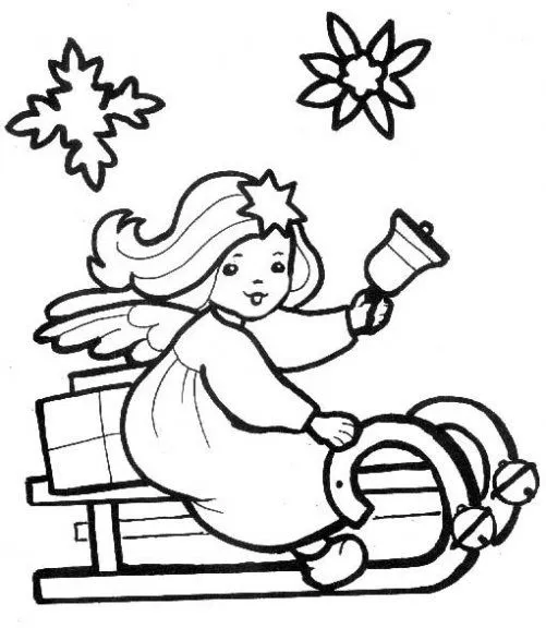 TODORECORTABLES: ANGELITOS PARA RECORTAR Y COLOREAR