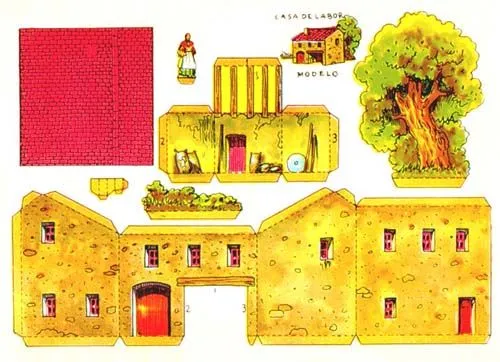 TODORECORTABLES SUEÑOS DE PAPEL: CASAS DE RECORTABLES TODORECORTABLES SUEÑOS DE PAPEL: CASAS DE RECORTABLES