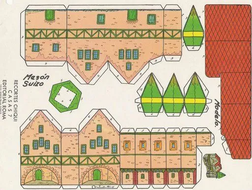 TODORECORTABLES SUEÑOS DE PAPEL: CASAS DE RECORTABLES TODORECORTABLES SUEÑOS DE PAPEL: CASAS DE RECORTABLES