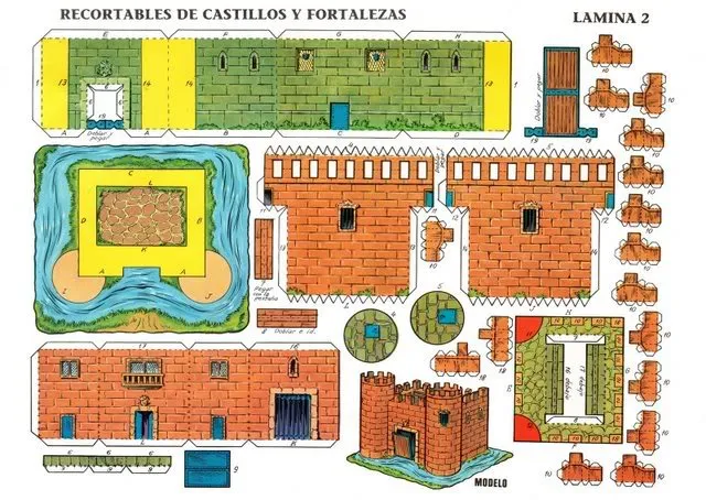 TODORECORTABLES SUEÑOS DE PAPEL: CASTILLOS RECORTABLES TODORECORTABLES SUEÑOS DE PAPEL: CASTILLOS RECORTABLES