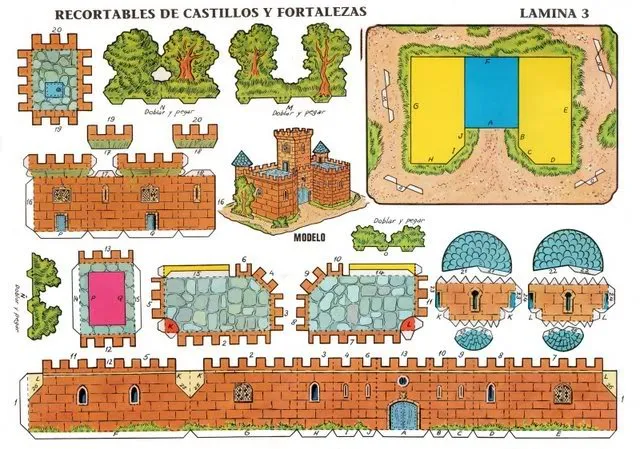 TODORECORTABLES SUEÑOS DE PAPEL: CASTILLOS RECORTABLES TODORECORTABLES SUEÑOS DE PAPEL: CASTILLOS RECORTABLES