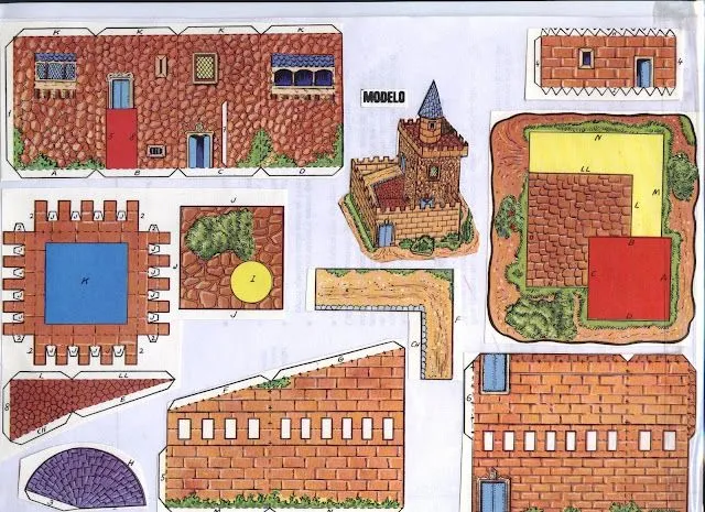 TODORECORTABLES SUEÑOS DE PAPEL: CASTILLOS RECORTABLES TODORECORTABLES SUEÑOS DE PAPEL: CASTILLOS RECORTABLES