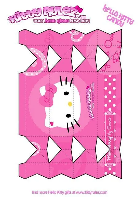 TODORECORTABLES SUEÑOS DE PAPEL: HELLO KITTY RECORTABLES, CAJITAS ...