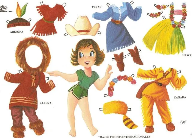 TODORECORTABLES SUEÑOS DE PAPEL: MUÑECAS DE PAPEL QUE MARCARON ...