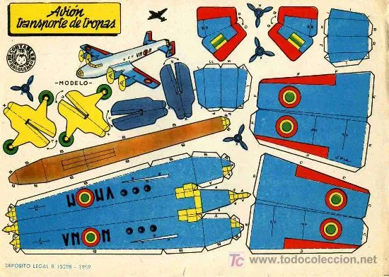 TODORECORTABLES SUEÑOS DE PAPEL: RECORTABLES DE AVIONES Y HELICOPTEROS