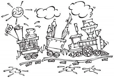 TODORECORTABLES SUEÑOS DE PAPEL: RECORTABLES DE TRENES TODORECORTABLES SUEÑOS DE PAPEL: RECORTABLES DE TRENES