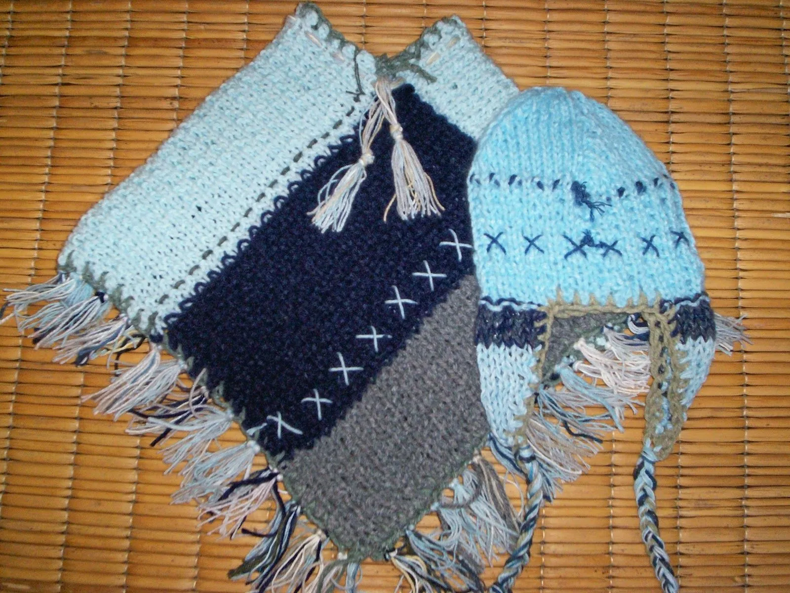 ... : poncho tejido a mano con flecos y crochet + gorro coya ... : poncho tejido a mano con flecos y crochet + gorro coya