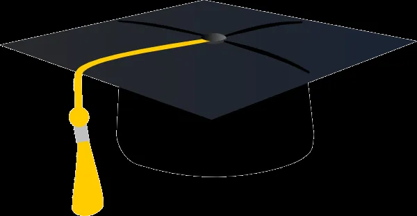 Graduation Hat With Yellow Tassle clip art - vector clip art ... Graduation Hat With Yellow Tassle clip art - vector clip art ...