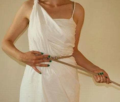 Cómo hacer una toga para el disfraz de griega o romana