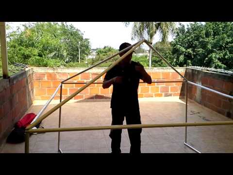 TOLDO PORTATIL DESARMABLE - YouTube