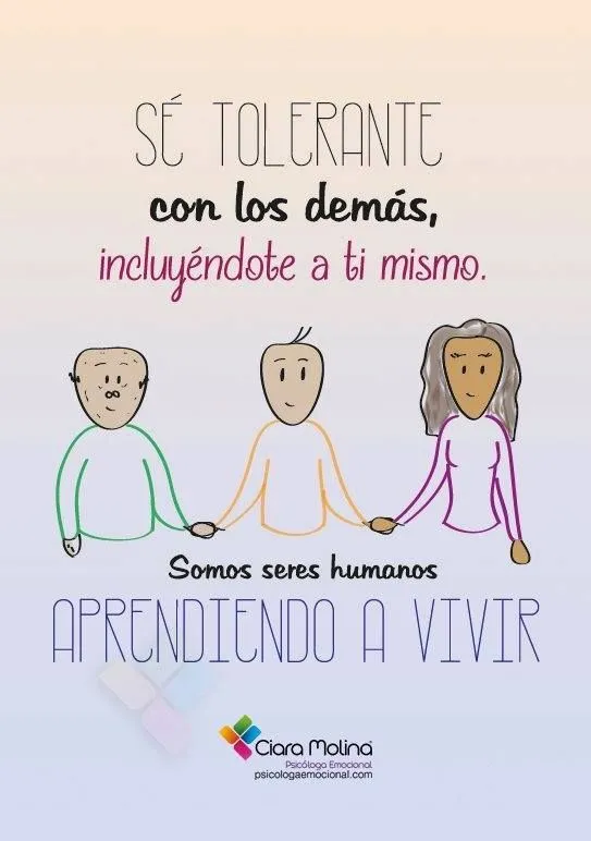 TOLERANCIA... | Citas frases, Emociones, Aprender a TOLERANCIA... | Citas frases, Emociones, Aprender a