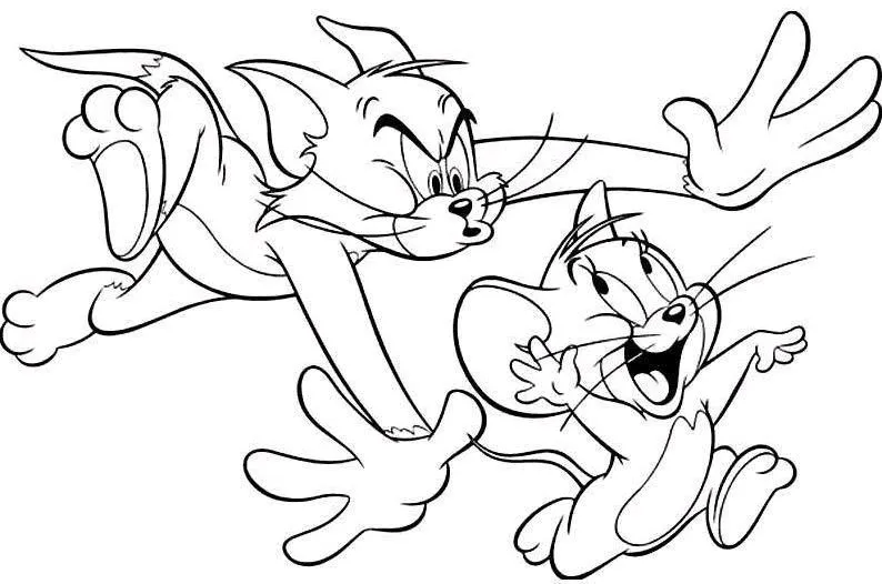 Tom y Jerry :: Dibujos para Colorear :: Parte 1 : Más juegos para ... Tom y Jerry :: Dibujos para Colorear :: Parte 1 : Más juegos para ...