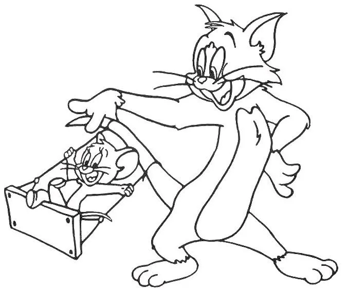 Tom y Jerry :: Dibujos para Colorear :: Parte 1 : Más juegos para ... Tom y Jerry :: Dibujos para Colorear :: Parte 1 : Más juegos para ...