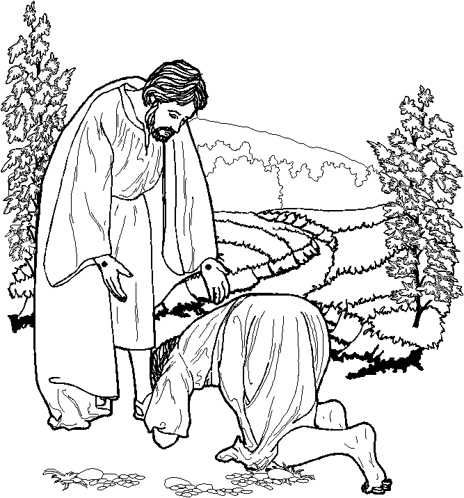 los pies de jesús Colouring Pages (page 2)