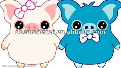 Top superventas de la historieta linda cerdos coloridos diseño ...