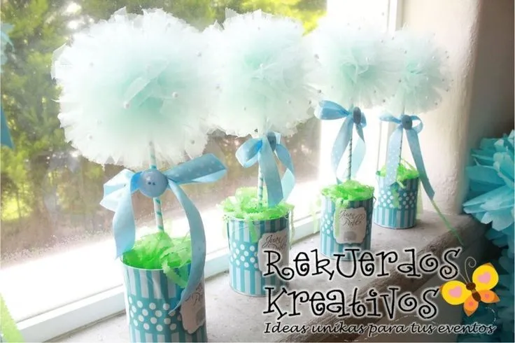 Topiarios para centros de mesa | Baby Shower | Pinterest | Mesas ... Topiarios para centros de mesa | Baby Shower | Pinterest | Mesas ...
