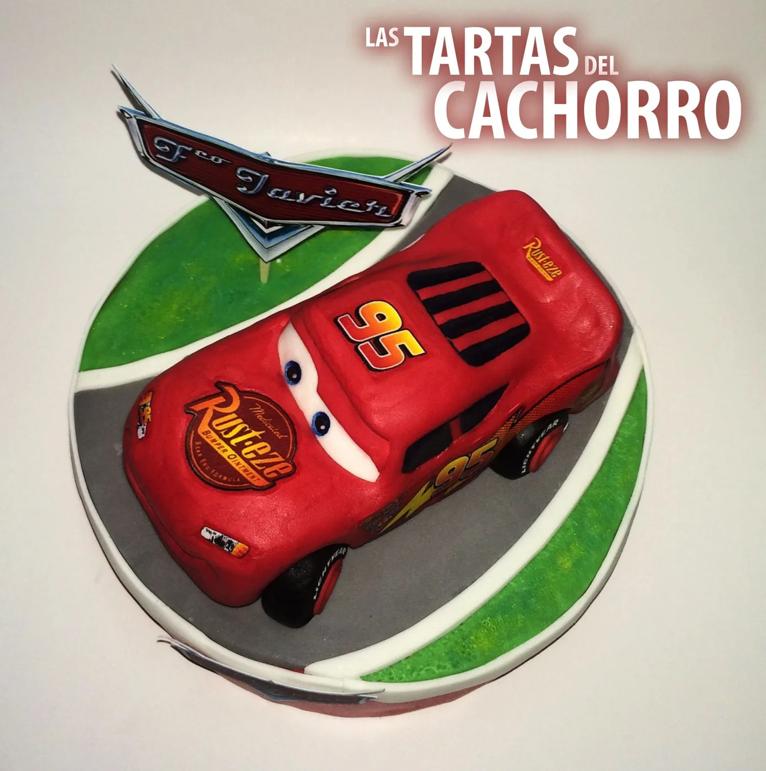Topper Rayo McQueen (Cars) con archivos descargables | Las tartas ...