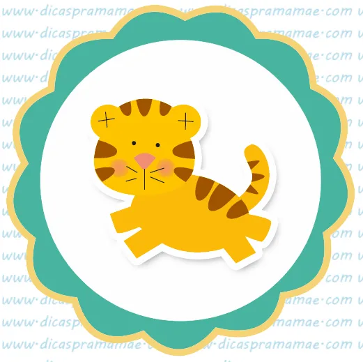 Toppers de la Selva para Imprimir Gratis. | Ideas y material ... Toppers de la Selva para Imprimir Gratis. | Ideas y material ...