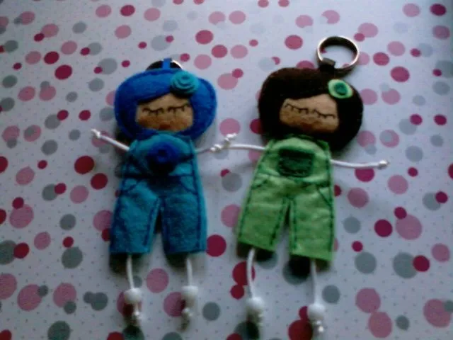 Un toque de color: Llaveros