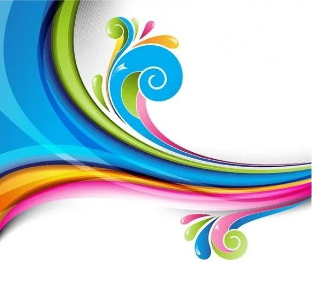 Toque de color de onda de fondo abstracto | Descargar Vectores gratis Toque de color de onda de fondo abstracto | Descargar Vectores gratis