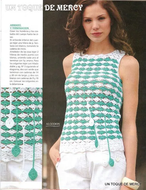 UN TOQUE DE MERCY: BLUSAS DE CROCHET CON GRAFICOS....3 BELLAS ... UN TOQUE DE MERCY: BLUSAS DE CROCHET CON GRAFICOS....3 BELLAS ...