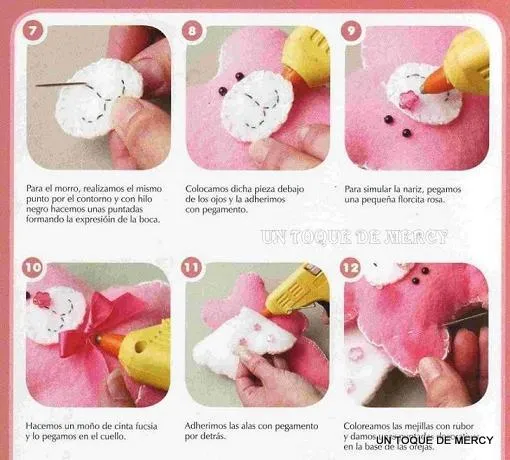UN TOQUE DE MERCY: MUNECO DE FIELTRO PARA BABY SHOWER