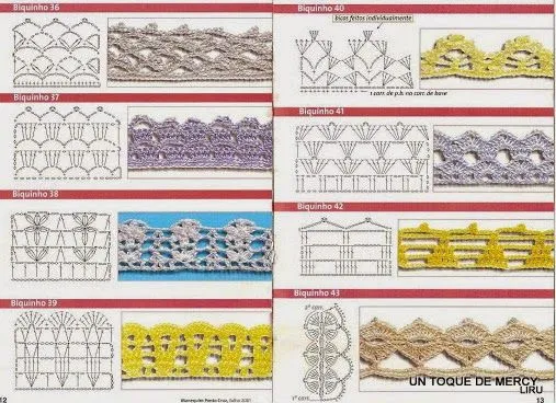 UN TOQUE DE MERCY: PUNTILLAS DE CROCHET SENCILLAS Y BONITAS UN TOQUE DE MERCY: PUNTILLAS DE CROCHET SENCILLAS Y BONITAS
