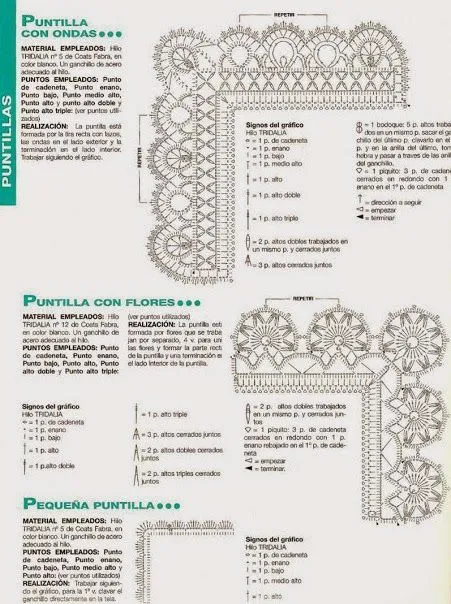 UN TOQUE DE MERCY: PUNTILLAS O BORDES DE CROCHET UN TOQUE DE MERCY: PUNTILLAS O BORDES DE CROCHET
