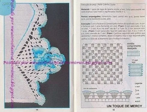 UN TOQUE DE MERCY: PUNTILLAS O BORDES DE CROCHET UN TOQUE DE MERCY: PUNTILLAS O BORDES DE CROCHET