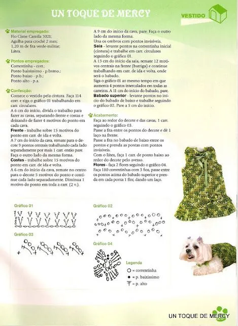 UN TOQUE DE MERCY: ROPA PARA PERRITOS.DE CROCHET..../