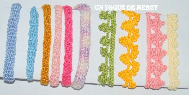 UN TOQUE DE MERCY: VARIEDAD DE PULSERAS TEJIDAS A CROCHET