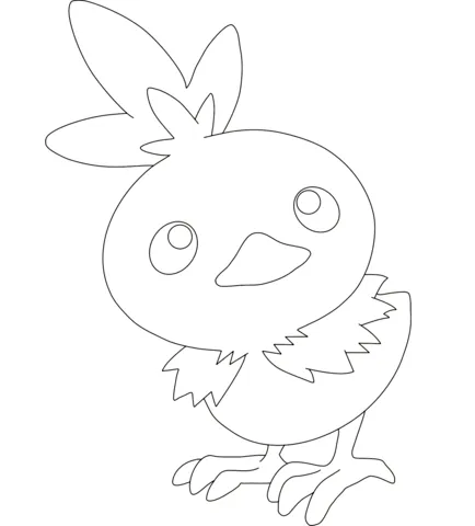 Torchic Coloring page | Free Printable Coloring Pages Torchic Coloring page | Free Printable Coloring Pages