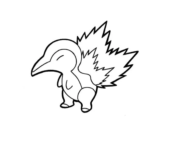 Torchic lineart - Nintendo - by CrazyCowCo on DeviantArt