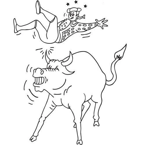 TORERO PARA COLOREAR - Imagui